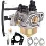 GX390 Carburetor Replacement for GX340 GX360 GX390 11HP 13HP Engine Generator Lawn Mower Motor Replaces 16100-ZF6-V01 ,16100-ZF6-V00 (with Spark Plug and insulator)