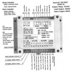 Automatic Water Level/Pump Controller Water Tank Automatic Filling System with Two Non-Contact Liquid Level Sensors
