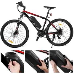 Jieoto E-Bike Pedelec Battery 36V 8AH 10AH 12.5AH 15AH 18AH 21AH, E-Bike Battery with USB Port BMS Protection Board Suitable and 2A Charger, for 250W~1000W Electric Lithium Bike Battery Motors