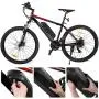 Jieoto E-Bike Pedelec Battery 36V 8AH 10AH 12.5AH 15AH 18AH 21AH, E-Bike Battery with USB Port BMS Protection Board Suitable and 2A Charger, for 250W~1000W Electric Lithium Bike Battery Motors