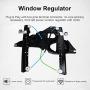 Dekalaii 749-542 Front Driver Side Power Window Regulator Without Motor for 2007-2017 Ford Expedition 2007-2017 Lincoln Navigator