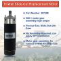 287298 RV in-Wall Slide Out Motor,12V DC 500:1 High Torque Gear, Ratio OEM 10MM, Compatible with Lippert LCI Schwintek, RV Slide Out Motor Slide System, for Travel Trailer and Camper