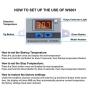 XH-W3001 Digital LED Temperature Controller Module Digital Thermostat Switch with Waterproof Probe Programmable Heating Cooling Electronic Thermostat Range from -50℃ to 110℃ (12V 10A 120W) (4 Pieces)