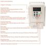 AC220V 8A 1.5KW Variable Frequency Drive Converter Speed Controller Converter