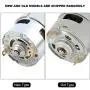 DC 12V/24V 35W Micro-Reduction Gear Motor Metal Gear Motor Speed Adjustable CW/CCW Suitable for Office, Home Automation, Production Renovation, Safety Equipment(12v10 Turn)