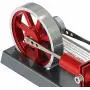 TAOLEI hot air Stirling Engine Motor Model electromagnetic Engine Model Pneumatic Engine steam Engine Model Educational Toy kit red, Yellow and Blue (H1)