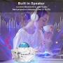 YSD Night Light Star Projector, Star Projector Remote Control Adjustable Light Projector with Bluetooth Speaker Built-in Music Player Gift for Kids Party Room Decoration