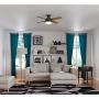 Hunter Dempsey Indoor Low Profile Ceiling Fan with LED Light and Remote Control
