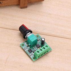 Davitu Motor Controller - DC 1.8V 3V 5V 6V 12V 2A Low Voltage Motor Speed Governor PWM Stepless Speed Controller Adjustable Drive Module