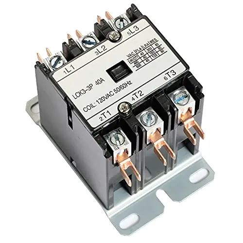 RPR 3 Pole 40 Amp 110/120 VAC Coil Definite Purpose Air Conditioner Contactor