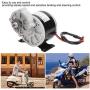 Electric Bicycle Motor Kit, 12V 250W DC High Speed Electric Bike Conversion Kit with Speed Controller, 13 Tooth Sprocket, 38 Section Chain Electric Gear Motor Kit for E-Bike, Electric Motorbike
