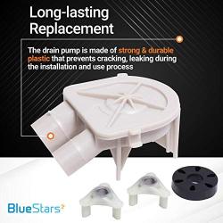 Ultra Durable 3363394 & 285753A Washer Drain Pump With Washer Motor Coupling Kit by Blue Stars - Exact Fit for Whirlpool Kenmore Washers - Replaces 3352492 3348215 3348014 3363394 3348015 WP3363394