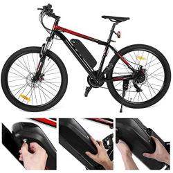 Jieoto E-Bike Pedelec Battery 36V 8Ah 10Ah 12.5Ah 15Ah, Lithium-ion Battery with 2A Charger and BMS Protection Board, for 1000W/750W/500W/350W/200W Electric Lithium Bike Battery Motors