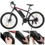 Jieoto E-Bike Pedelec Battery 36V 8Ah 10Ah 12.5Ah 15Ah, Lithium-ion Battery with 2A Charger and BMS Protection Board, for 1000W/750W/500W/350W/200W Electric Lithium Bike Battery Motors