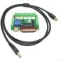 Davitu Motor Driver - 1/set Engraving machine 5 Axis CNC Breakout Board With Optical Coupler For Stepper Motor drive controller+USB cable