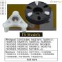 Heavy Duty 285753A Metal Motor Coupling Kit for Whirlpool & Kenmore Washers - Replaces Part Numbers: AP3963893,PS1485646,1195967,285753AVP,21003,280152,285140,285743