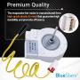 [New] Ultra Durable DA31-00146E & DA32-00006W Refrigerator Evaporator Fan Motor Kit Replacement Part by Blue Stars – Exact Fit for Samsung Refrigerators - Replaces DA31-00146G AP4136569 DA32-10105R