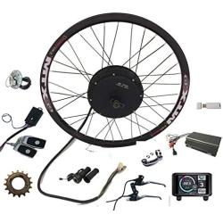 NBPOWER QS 3000W Brushless Hub Motor,72V 80A Sabvoton Controller pogrammable, TFT Color Display,with PAS and Alarm, 3000W Electric Bike Conversion Kit