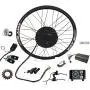 NBPOWER QS 3000W Brushless Hub Motor,72V 80A Sabvoton Controller pogrammable, TFT Color Display,with PAS and Alarm, 3000W Electric Bike Conversion Kit