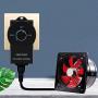 Variable Speed Controller, Fan Speed Controller, Cordless Vent Blower Speed Adjuster for Inline Duct Exhaust Fan, Exhaust fan Speed Controller, Speed Governor for HVAC Hydroelectric Generator Controls