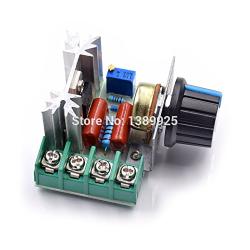 5PCS 2000W SCR Voltage Regulator Dimming Dimmers Speed Controller Thermostat AC 220V