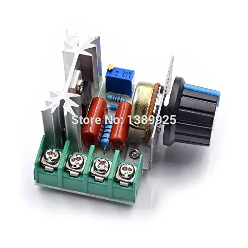 5 PIÈCES 2000W Régulateur de Tension SCR Dimmer Gradateurs Contrôleur de Vitesse Thermostat 220V AC 5 PIÈCES 2000W Régulateur de Tension SCR Dimmer Gradateurs Contrôleur de Vitesse Thermostat 220V AC