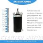 Starter Motor Replacement for Kohler Courage Engines 20HP 23HP 25HP 27HP 32-098-01 32-098-01-S 32-098-01S 32-098-03 32-098-03S 32-098-04 32-098-04S 32-098-08-S