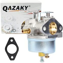 QAZAKY Adjustable Carburetor Compatible with Tecumseh 640349 640052 640054 640058 640058A HMSK80 HMSK85 HMSK90 HMSK100 HSMK110 LH318SA LH358SA 8HP 9HP 10HP Snowblower Generator Chipper Shredder Carb