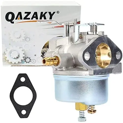 QAZAKY Adjustable Carburetor Compatible with Tecumseh 640349 640052 640054 640058 640058A HMSK80 HMSK85 HMSK90 HMSK100 HSMK110 LH318SA LH358SA 8HP 9HP 10HP Snowblower Generator Chipper Shredder Carb