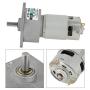 DC Gear Motor 12V, 35W Mini Metal Speed Adjustable Large Torque Motor CW/CCW(12v 30rpm)