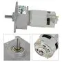 DC12V/24V 35W Mini DC Gear Motor Metal Speed Adjustable Large Torque Motor CW/CCW(12v 100rpm)