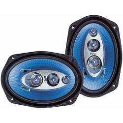Pyle 6x 9 400 Watt Four-Way Speakers (Pair) PL6984BL & Metra 72-4568 Speaker Harness for Selected General Motor Vehicles