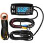 Runleader Digital LED Engine Hour Meter,RPM &Temperature Display,Maintenance Reminder,External Powered Operating for Lawn Mower Generator Dirtbike Paramotor Outboard Motor Marine Compressor