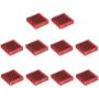 uxcell Electronic Radiators Heatsink for Stepper Motor,3D Printer 40x40x11mm Red 10pcs