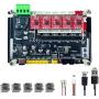 ARM 32-bit 4 Axis GRBL 1.1f Type-C Port CNC Engraving Machine Control Board,Optocoupler Isolation,CNC Router Engraver Milling Machine GRBL Control