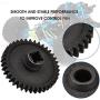 RC Car Motor Gear, Metal Motor Gear for WLtoys 12428 12423 RC Car Upgrade Parts RC Accessory