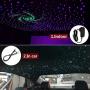 LED Fiber Optic Star Ceiling Light Kit for Car or Room 6W RGB with Music Mode Remote Controller 300 Strands 0.75mm/0.03in 2m/6.5ft Star Headliner Kits