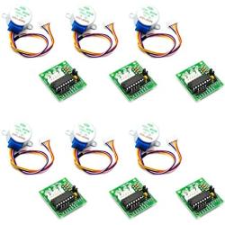 SYUAB 6 PCS 28BYJ-48 ULN2003 5V Stepper Motor +ULN2003 Driver Board for DIY Kit Arduino PI PIC Raspberry Pi