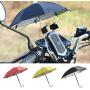 ihreesy Motorcycle Cell Phone Umbrella,Waterproof Mini Handlebar Cell Phone Holder Sun Shade Umbrella Portable Phone Holder Umbrella for Outdoor,Dark Blue