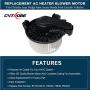 CYTROBE AC Heater Blower Motor HVAC Compatible with 2009-2019 Corolla Sedan | 2019 Corolla Hatchback | 2010-2015 Prius Hatchback | 2012-2018 Prius V Wagon Replaces 87103-02210, 700249, 75839, PM4031