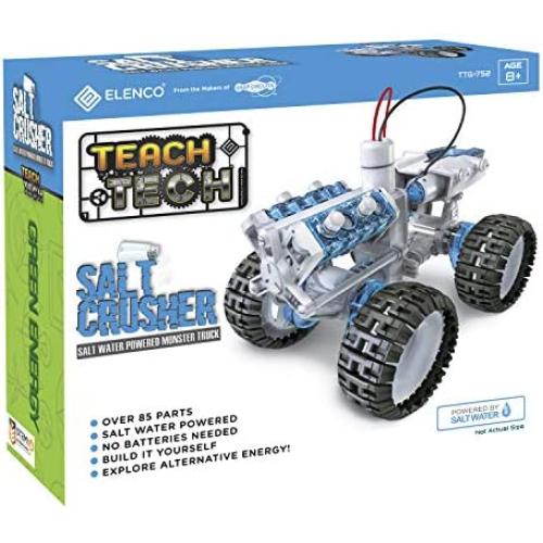 Teach Tech Salt Crusher STEM Building Set for Kids Ages 8 and Up