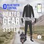 Venture Heat 12V Motorcycle Heated Jacket Liner with Bluetooth Control, 7 Heat Zone Protective Riding Gear