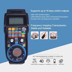 Wireless Mach3 MPG Pendant USB CNC Controller Handwheel Manual Pulse Generator for CNC Lathe Engraving Milling Machine 4 Axis