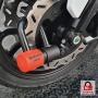 Kraser KR50 120L Motorcycle Chain Lock Anti-Theft Scooter Chain and Lock SRA Homologated Mini U Solid Ø18 Set Loop System 120 cm Ø10 Hexagonal Multifunction