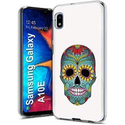 Case86 Slim Case for Samsung Galaxy A10E, Not for Galaxy A10, Candy Skull Design Light Weight, Full Edge Protection, Small Form Factor