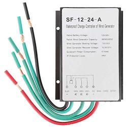 SF-12-24-A Wind Turbine Controller, 12V/24V 300W/600W Waterproof Wind Turbine Generator Charge Controller Regulator