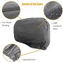AKEfit Outboard Motor Cover, Waterproof & Sunproof Boat Motor Covers,Motor Hood Cover with 600D Heavy Duty Oxford Fabric Extra PVC Coating,Fits Motor Up to 150Hp