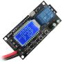 Time Delay Relay, DROK Timer Delay Controller Module DC 5V 12V 24V Delay-Off Cycle Timer 0.01s-9999mins Adjustable Trigger Delay Switch Control Relay Board with LCD Display Support Micro USB 5V Input