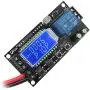 Time Delay Relay, DROK Timer Delay Controller Module DC 5V 12V 24V Delay-Off Cycle Timer 0.01s-9999mins Adjustable Trigger Delay Switch Control Relay Board with LCD Display Support Micro USB 5V Input
