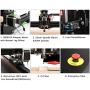 4040-XE CNC Router Machine + Spiral End Mills for Aluminum Cutting Drilling Engraving